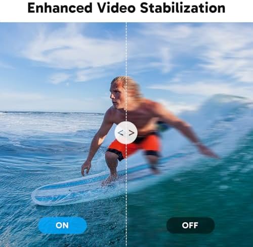 AKASO Brave 7 LE 4K30fps Action Camera with 128GB MicroSDXC U3 Memory Card Accessories Kit Bundle Ultra HD 131FT Waterproof Camera EIS 2.0 WiFi Remote Control Zoom Underwater Camera - Image 4