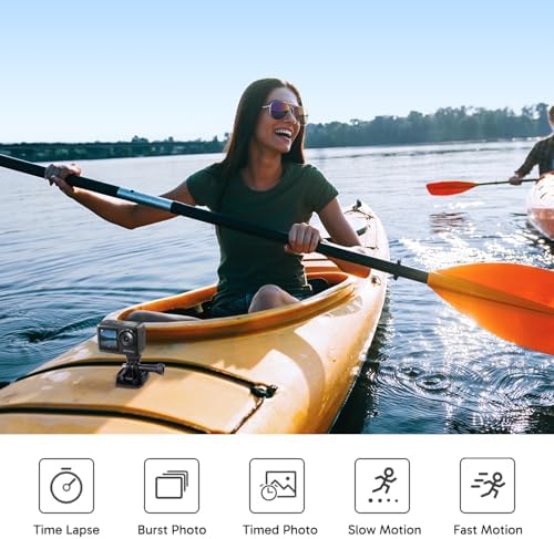 AKASO Brave 7 LE 4K30fps Action Camera with 128GB MicroSDXC U3 Memory Card Accessories Kit Bundle Ultra HD 131FT Waterproof Camera EIS 2.0 WiFi Remote Control Zoom Underwater Camera - Image 7