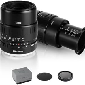 TTArtisan 40mm f/2.8 Macro Lens APS-C Manual Focus Prime Lens for E-Mount A5100 A6100 A6500 A6600 A6700 NEX-3N NEX-3R NEX-5T NEX-5R NEX-7 A7II A7M3 A7RIV A7R5 A7S A9 A1 II